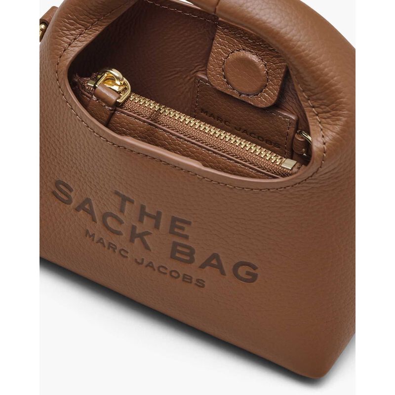 MARC JACOBS The Leather Micro Crossbody Sack image number 2